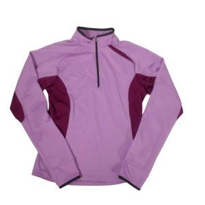 Nike Jacket Sphere Dry Purple Women Small 4-6 1/4 Zip Pullover Athletic